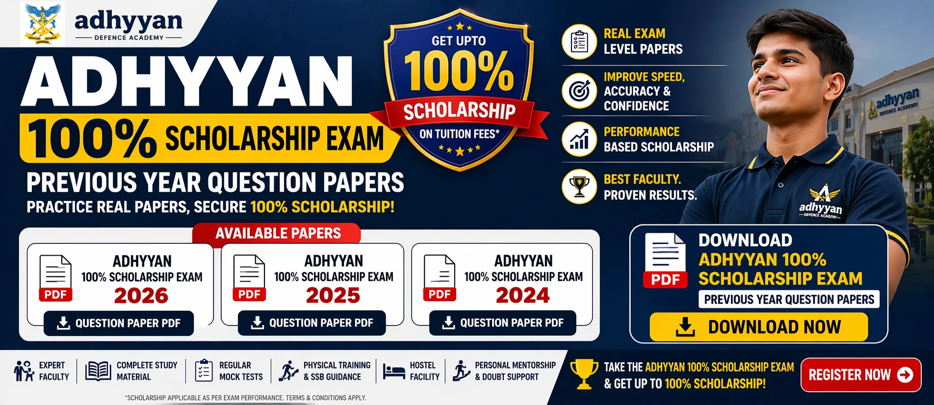 Adhyyan 100% Scholarship Exam PYQ